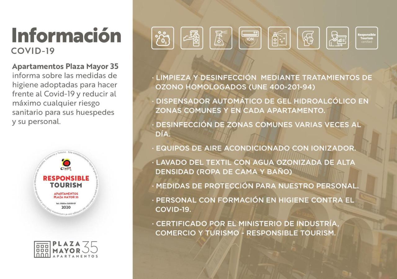 Apartamentos Plaza Mayor 35 กาเซเรส ภายนอก รูปภาพ